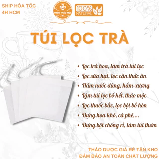 Túi Lọc Trà / Túi Vải Không Dệt Có Dây Rút Đầy Đủ Size ( Bán Lẻ- Bán Sỉ ) - Lọc Trà Và Cà Phê - Thiện Thảo Mộc