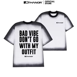 Áo Thun ATHANOR Local Brand Tay Lỡ Form Rộng Cotton Premium Mẫu Fade Tee Bad Vibe