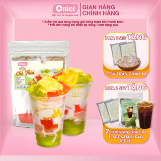 Set chè thái 7 loại topping Bếp Của Mẹ ONICI nguyên liệu nấu 10 - 12 ly