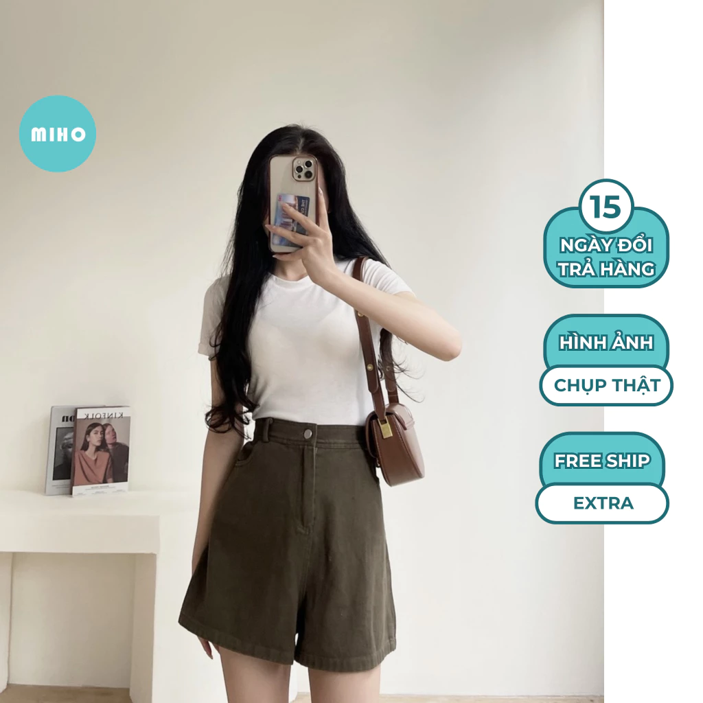 XẢ HÀNG Áo thun len mỏng form <45kg dáng vừa mềm mỏng siêu mát Miho House