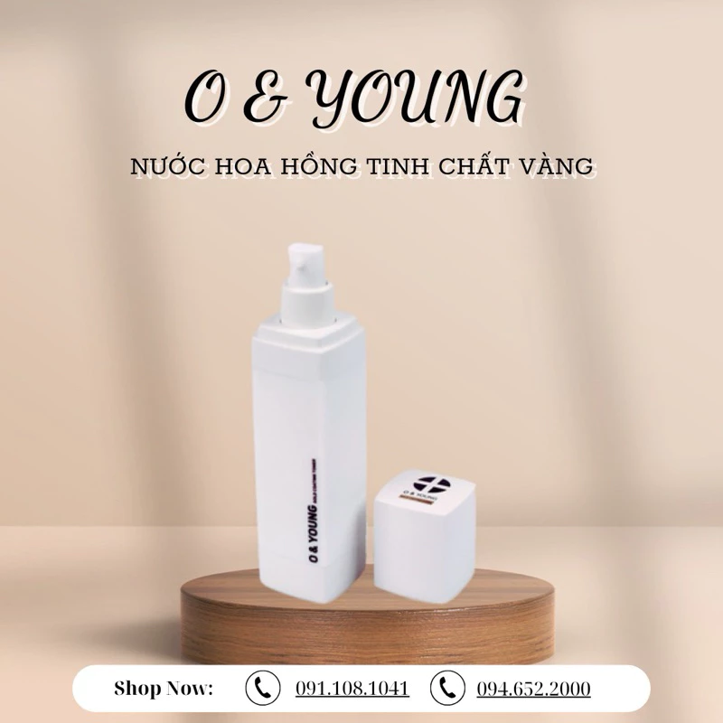 [ Hàng Chính Hãng ] Nước Hoa Hồng Tinh Chất Vàng O & Young Gold Coating Toner Hàn Quốc 50ML