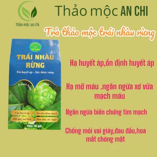 trái nhàu khô,trà thảo mộc,bảo khang,quả nhàu ,chống lão hóa,,đẹp da,, hộp 40 g