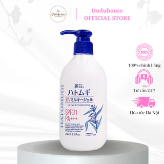 Sữa Dưỡng Thể Dưỡng Sáng Da Nhật Bản Hatomugi Moisturizing & Conditioning The Body Milk 250ml Duduhouse