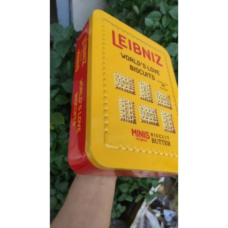 Bánh Leibniz World’s Love Biscuits Minis 300g _ Hộp thiếc
