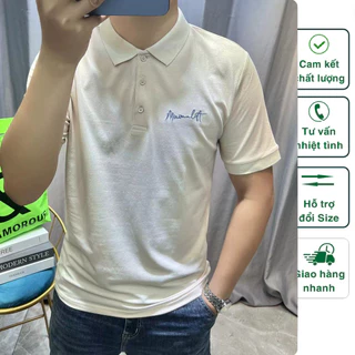 Áo polo nam basic chất cotton gai cá sấu cao cấp thoáng mát thấm hút mồ hôi tốt