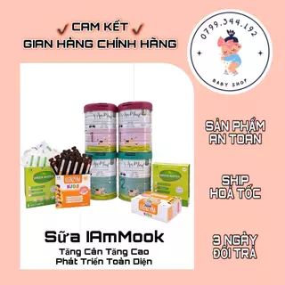 SỮA CÔNG THỨC I AM MOOK SỐ 1 & SỐ 2 - Tăng Cân, Tăng Cao, Phát Triển Toàn Diện - Lon 850gr