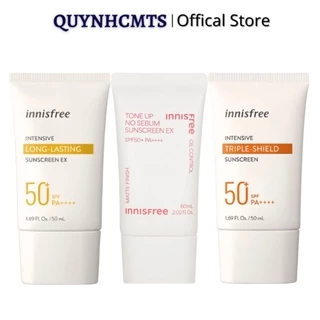 Kem chống nắng innisfree Intensive SPF50+ chính hãng lâu trôi làm sáng da, kiềm dầu 50ml Hàn Quốc