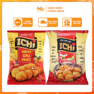 Bánh Gạo Ichi - Bánh Gạo Nhật Tạp Hóa Nam Linh Vị Mật Ong Giòn Tan Thơm Ngon Gói 100/180g Date Xa