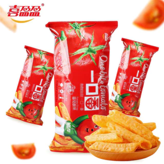 (Hàng sẵn )Bim Bim snack khổng lồ vị cà chua, tôm hùm cực ngon siêu đã, đồ ăn vặt nội địa trung