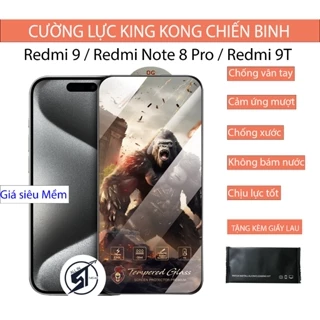 Kính cường lực KingKong Redmi 9 / Redmi Note 8 Pro / Redmi 9T - miếng dán bảo vệ full màn