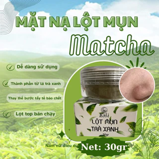 Lột mụn trà xanh từ lá trà xanh, sạch mụn, sạch bã nhờn, an toàn hiệu quả