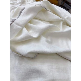 VẢI LINEN BAMBOO TRẮNG GẠO