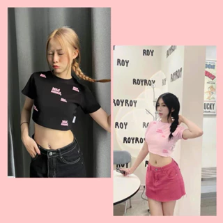 Áo croptop Madmind siêu xinh freesize dưới 55kg cá tính năng động