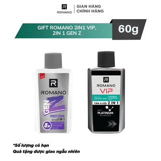 [GIFT] Tắm gội cao cấp Romano Vip Vision 60g