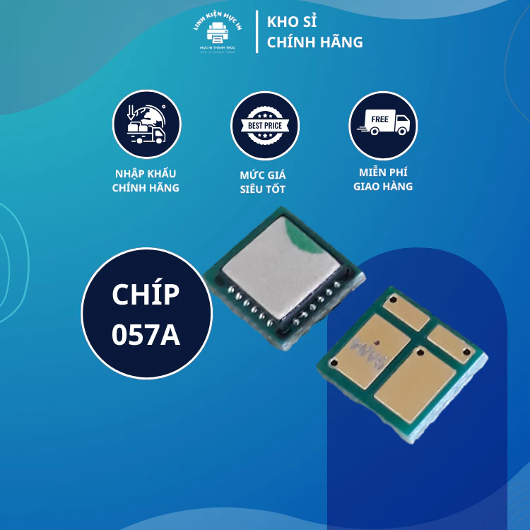 Chíp 057a dành cho máy in CANON 223dw/226dw reset hộp mực máy in nhận lệnh in tốt, không lỗi, mới 100%