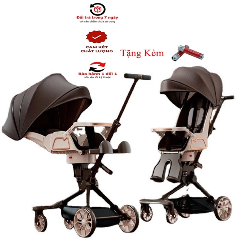 Xe đẩy V9 bản cao cấp dày dặn đủ màu cho bé sơ sinh cao cấp Kids Zone