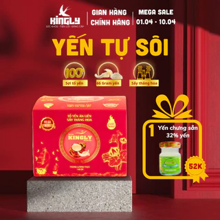 Yến sào tự sôi cao cấp 100% sợi tổ yến (140ml/chén) - Yến sào Khánh Hoà + QUÀ TẶNG