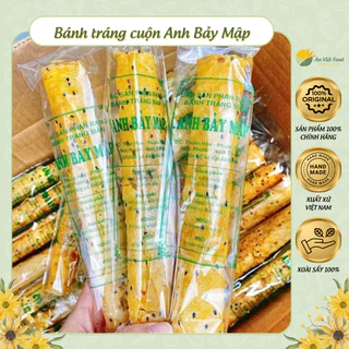 (1 Cái) Bánh tráng cuộn ruốc tôm Anh Bảy Mập đặc sản Phan Rang thơm ngon, giòn đặc biệt - An Việt Food