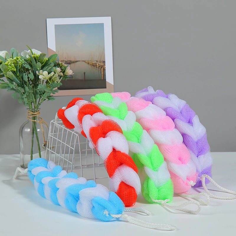 Bông tắm lưới cọ lưng loại dài và tròn -BA789