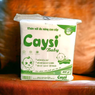 Khăn Vải Khô Đa Năng Cao Cấp CAYSI BỊCH TO 800G Mềm Mịn Dai Vượt Trội An Toàn Cho Bé