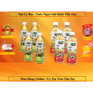 [COMBO 4 Chai] Nước Ngọt Giải Khát Trà Cozy Vị Tắc Mật Ong/ Vải Mật Ong/ Ổi Hồng - (4 Chai *445ml)