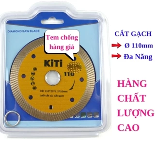 Lưỡi cắt gạch đa năng Cắt đá Cắt bê tông 110mm hiệu Ki Ti - HÀNG CHẤT LƯỢNG CAO (KT110V//)