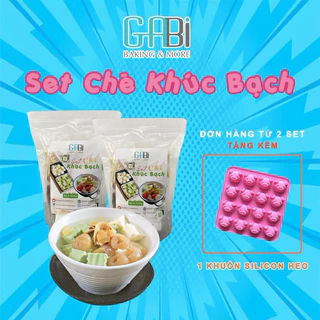 Set nguyên liệu chè khúc bạch (15 bát)