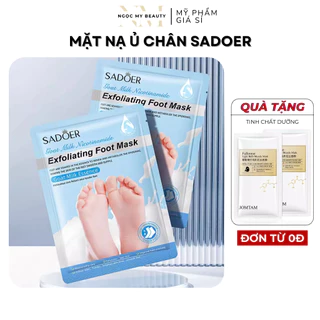 Mặt Nạ Ủ Chân Sữa Tươi Trắng Da Giảm Thâm Giảm Nhăn Mịn Màng SADOER nội địa Trung