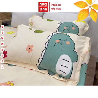 Áo Gối Nằm Poly Cotton 45x65cm, Vỏ Gối Có Khoá Kéo Chất Đẹp Hàng Nhiều Mẫu Lựa Chọn( 1 Chiếc - Chưa Kèm Ruột )