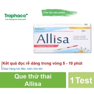 Chính hãng - Que thử thai Alisa Traphaco. cho biết kết quả nhanh. hiệu quả