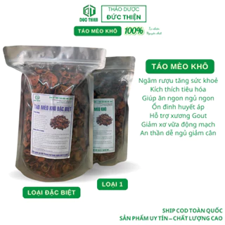 500g Sơn Tra (Táo Mèo Khô) Thái Lát, Quả Sơn Tra Bổ Thận Tráng Dương, Giúp Hạ Mỡ Máu, Giảm Cân, Tiêu Thực