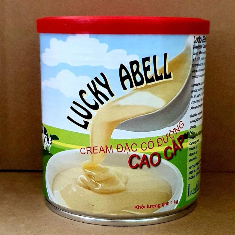 [Date 06/25]Sữa đặc có đường Malaysia Lucky Abell lon 1kg