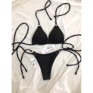 Bikini .Đồ Bơi Áo Tắm 2 mảnh khoen lọt khe ( hàng có sẵn -hỏa tốc HCM )