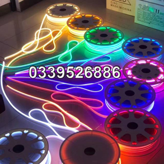 Cuộn led neon 50m 12v uốn chữ quảng cáo