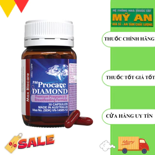 PM Procare DIAMOND lọ 30 viên Vitamin cho bà bầu ( Hàng chính hãng của Úc )