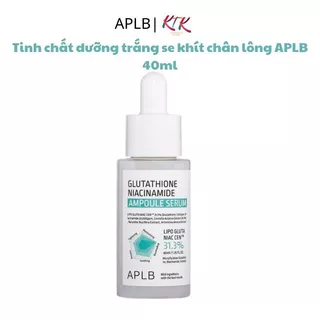 Tinh chất dưỡng trắng , serum dưỡng trắng, mờ thâm, se khít chân lông APLB glutathione niacinamide 40ml chính hãng