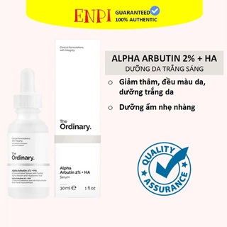 Tinh chất dưỡng trắng Alpha Arbutin 2% + HA - The Ordinary 30ml (autum)