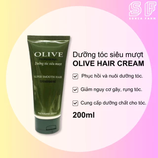 Ủ Tóc Gamma Olive Hair Cream 200g Dưỡng Tóc Suông Mượt