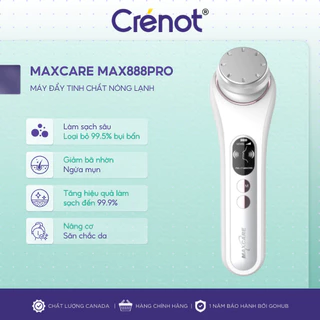 Máy đẩy tinh chất nóng lạnh MAXCARE MAX888PRO điện di ion massage nâng cơ mặt tẩy trang dưỡng trắng da mát xa matxa