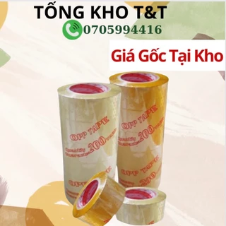 [XẢ KHO] Băng keo băng dính trong /đục 4,8cm 100Y - 200Y - 300Y ( 2,1kg/cây 6 cuộn)