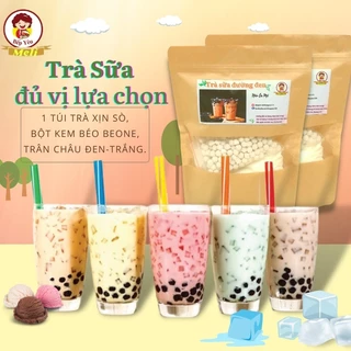 SET TRÀ SỮA 12-18ly sale 39k TẶNG x2 TRÂN CHÂU, ỐNG HÚT , TUÍ LỌC TRÀ, 1 CHAI GẤU 250ML DỄ THƯƠNG