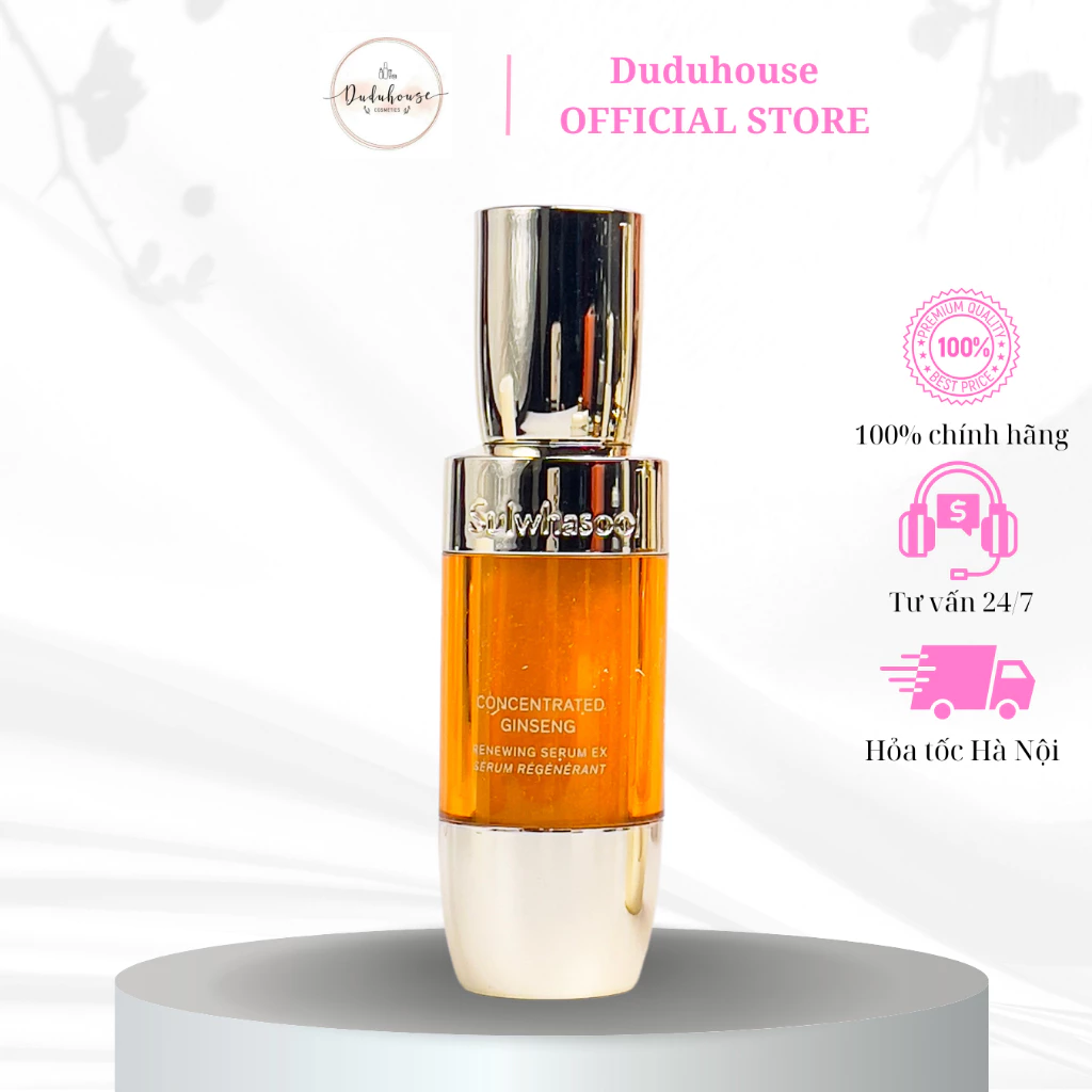 Tinh chất Sulwhasoo concentrated Ginseng renewing Serum EX Cải Thiện Nếp Nhăn, Săn Chắc Da 8ml Duduhouse