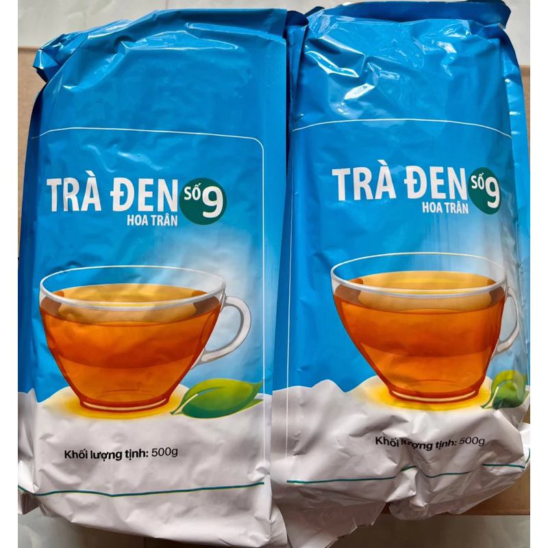 Combo 2 gói trà đen số 9 hoa trân dùng pha trà sữa gói 500g