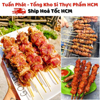 [Hoả Tốc HCM] Thịt Nạc Heo Sạch Ướp Mè Siêu Ngon 500g - Chất Lượng Nhất - Giá Sỉ Rẻ Nhất Tại Xưởng -  Hải Sản Tuấn Phát