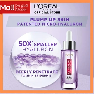 Serum L'Oreal siêu cấp ẩm & giảm nếp nhăn (30ml) - L'Oreal Paris Revitalift Pure Hyaluronic Acid 1.5%