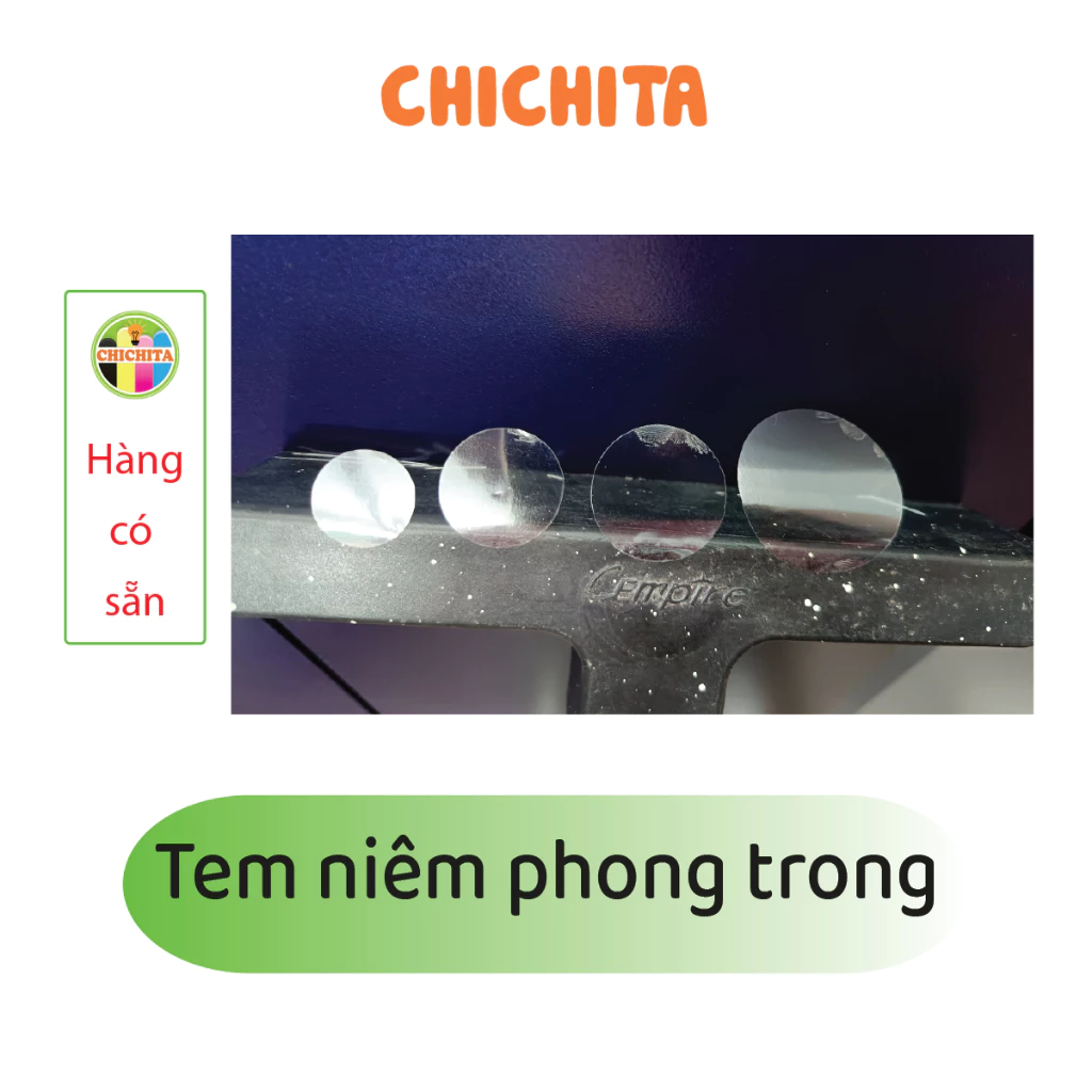 1000 tem niêm phong nilon trong suốt  Chichita 1-4cm Có sẵn