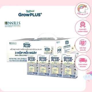 Thùng 24 hộp Sữa Bột Pha Sẵn Nutifood Sweden GrowPLUS+ Cao lớn vượt trội hộp 110 ml .