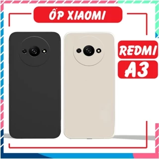 Ốp lưng Xiaomi REDMI A3 cạnh vuông,mềm dẻo,hạn chế bám bụi,vân tay chất nhựa TPU