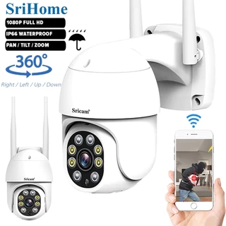 7.Camera Wifi Giám Sát Không Dây Camera Giám Sát 1080p,360 Độ Giám Sát,Giám Sát hồng ngoại rõ ràng hơn,8 đèn LED