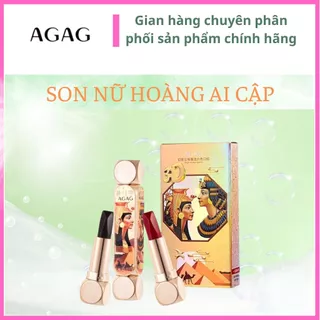 (Chính Hãng) Son Nữ Hoàng Ai Cập AGAG 6 Màu Siêu Lì, Full Hộp Sang Chảnh